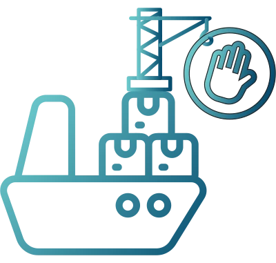 Life, uninterrupted - an illustration of a supply chain boat